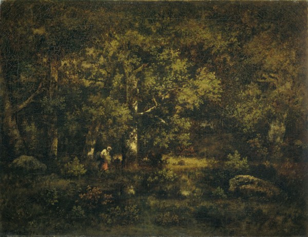 The Forest of Fontainebleau, 1871. Creator: Narcisse Virgile Diaz de la Pena.