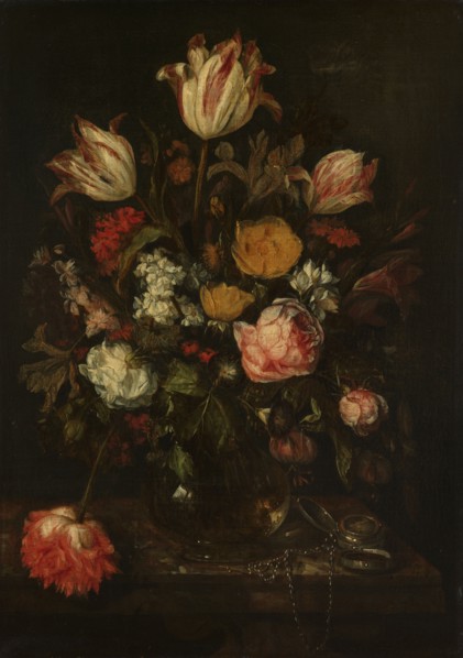 Still Life with Flowers, c.1660-1690. Creator: Abraham van Beyeren.