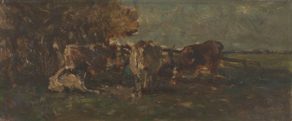 Dairy cows, 1870-1897.  Creator: Willem Roelofs.