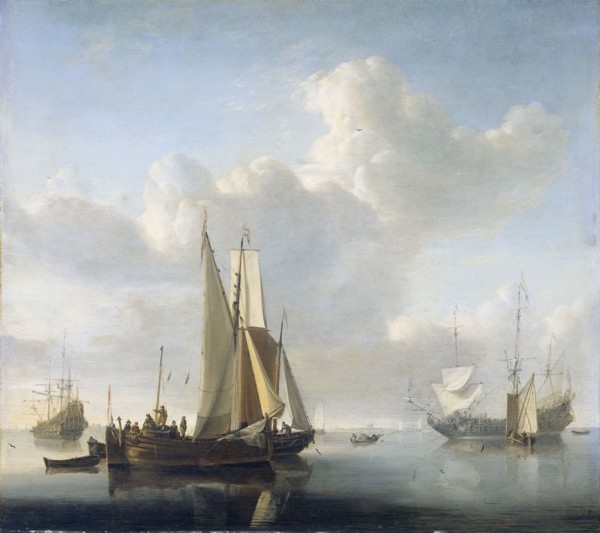 Ships before the Coast, after 1670. Creator: Willem van de Velde the Younger.