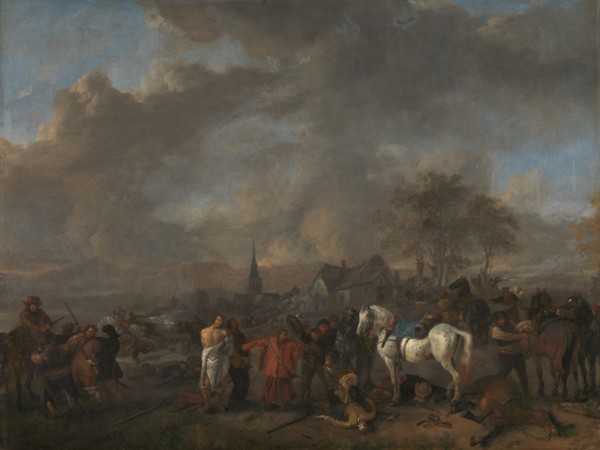 The Victory of the Peasants, c.1665. Creator: Philips Wouwerman.