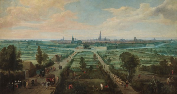 Panoramic View of Antwerp from the East, 1636. Creator: Jan Wildens.