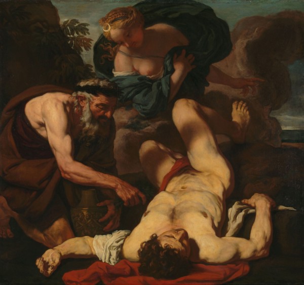 Selene and Endymion (formerly entitled The Death of Orion), 1660-1680. Creator: Johann Carl Loth.