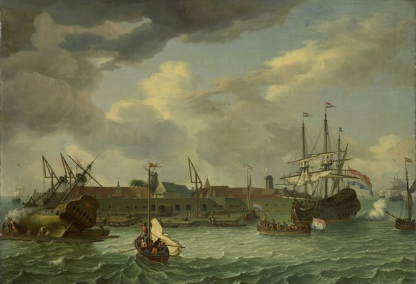 The Island of Onrust near Batavia (Jakarta), 1699. Creator: Unknown.