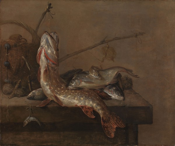 Still life with fish, 1648-1672. Creator: Pieter van Noort.