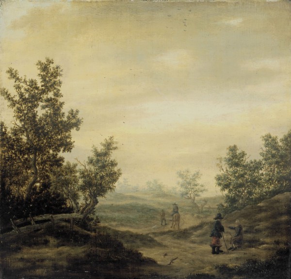 Road in the Dunes, c.1629-c.1684. Creator: Claes van Beresteyn.