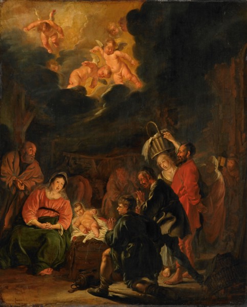 The Adoration of the Shepherds, 1645. Creator: Pieter Codde.