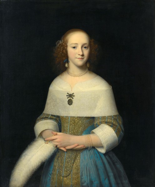 Portrait of a Young Lady, 1656. Creator: Isaack Luttichuijs.