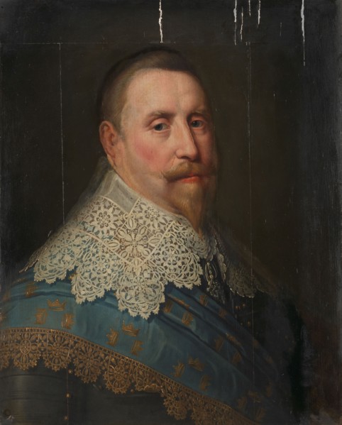 Portrait of Gustav II Adolf (1594-1632), King of Sweden, in or after c.1633. Creator: Unknown.