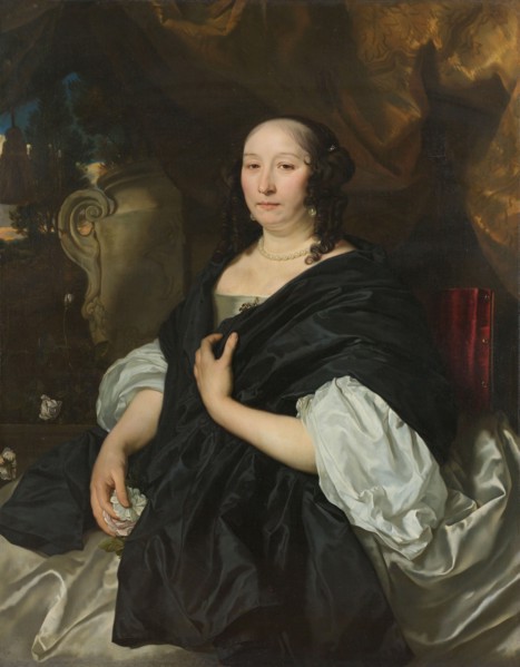 Portrait of Catharina van der Voort, 1667. Creator: Abraham Lambertsz. Van Den Tempel.