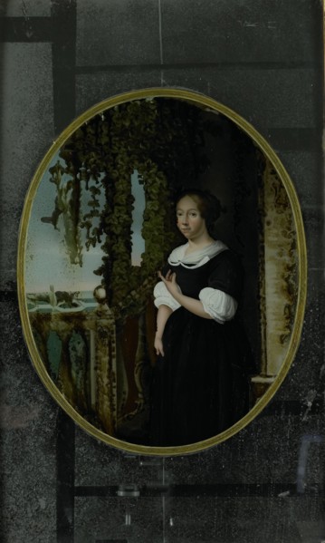 Portrait of a Woman in 17th-century Clothing, 1750-1799. Creator: Anon.