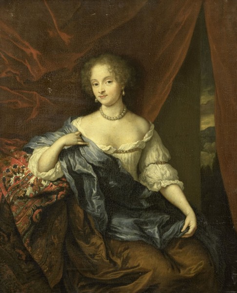Portrait of a woman, possibly a member of the van Citters family, 1674. Creator: Gaspar Netscher.