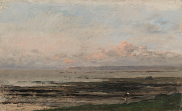 Beach at Ebb Tide, c.1850-c.1878. Creator: Charles Francois Daubigny.