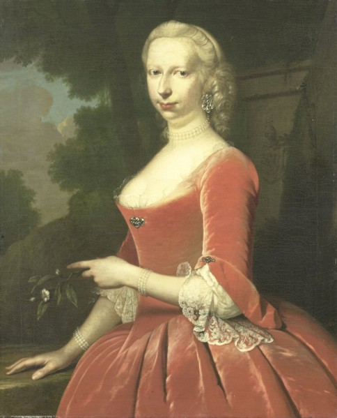 Portrait of a Woman, 1748. Creator: Frans van der Mijn.