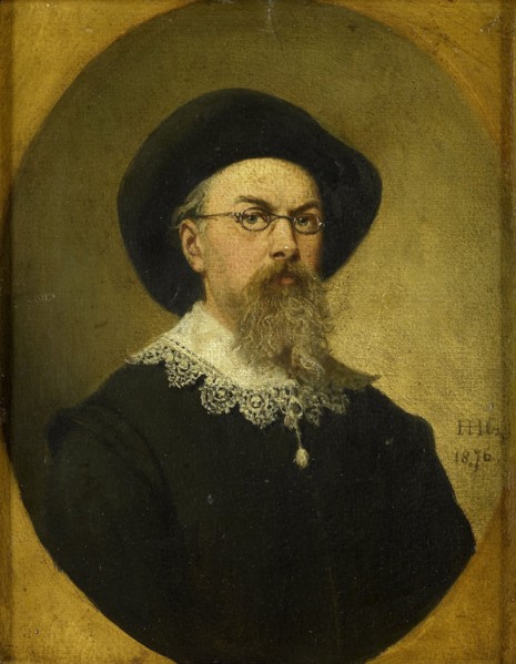 Self Portrait, 1876. Creator: Hendrik Hollander.