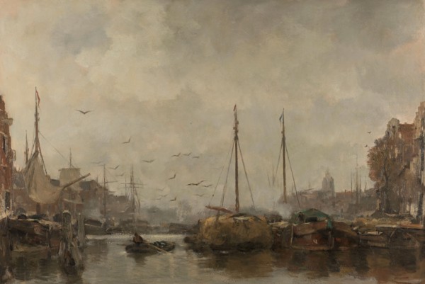 Cityscape, c.1885-c.1887. Creator: Jacob Henricus Maris.