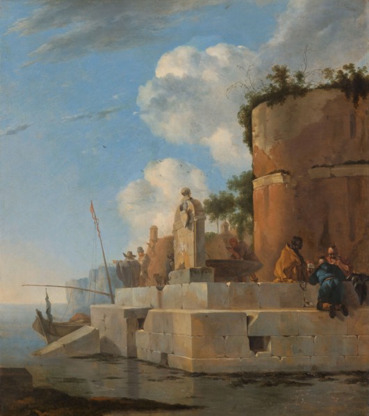 A Coastal Ruin in Italy, 1640-1652. Creator: Jan Asselijin.
