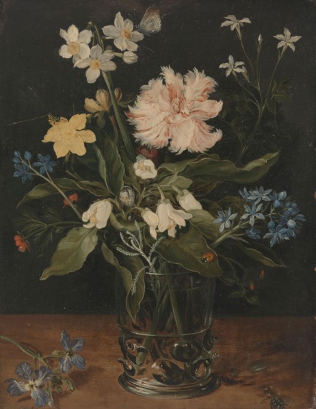 Still Life with Flowers in a Glass, c.1602. Creator: Jan Brueghel the Elder.