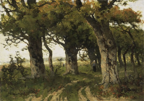 Avenue of Oaks in Late Summer, 1880-1900. Creator: Marie Bilders-van Bosse.