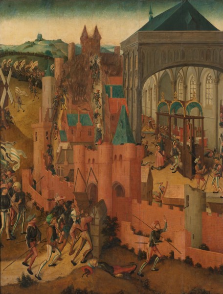 The Siege of Rhenen, c.1499-c.1525. Creator: Master of Rhenen.