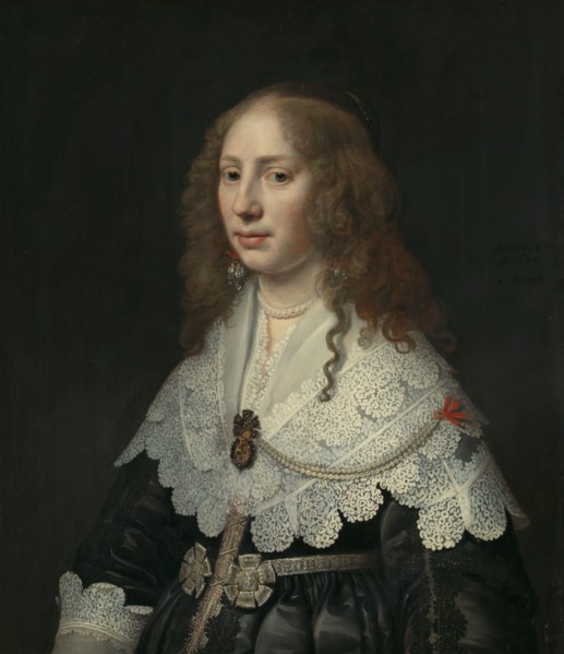 Portrait of Aegje Hasselaer, 1640. Creator: Michiel van Mierevelt.