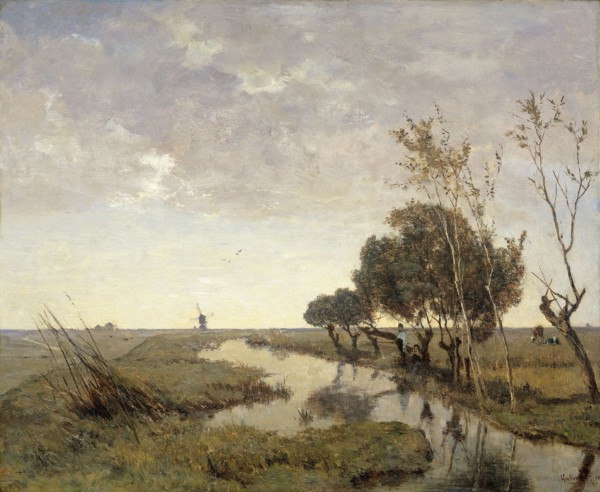 A Watercourse near Abcoude, 1878. Creator: Paul Joseph Constantin Gabriel.