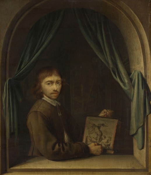Self-Portrait, c.1655. Creator: Pieter Cornelisz. van Egmondt.