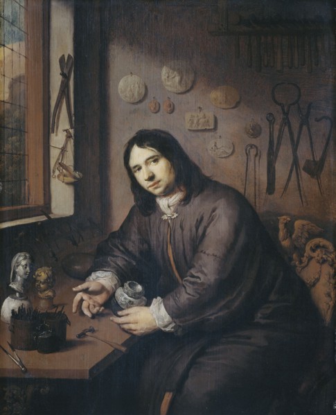 Portrait of a Goldsmith, c.1680. Creator: Anon.