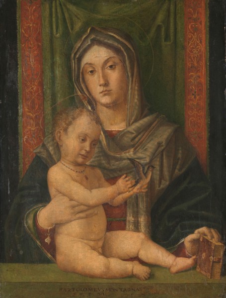 Virgin and Child, 1490-1510. Creator: Workshop of Bartolommeo Montagna.