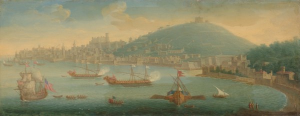 View of Naples, 1675-1750.  Creator: Circle of Gaspar van Wittell.