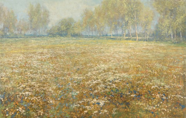 Meadow in Bloom, 1913. Creator: Egbert Schaap.