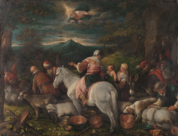 Abraham Leaves Haran, 1560-1592. Creator: Francesco Bassano II.