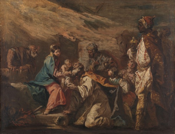 Adoration of the Magi, 1705-1760. Creator: Gaspare Diziani.