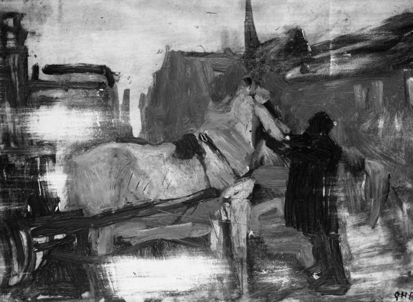 View in Amsterdam, 1880-1923. Creator: George Hendrik Breitner.