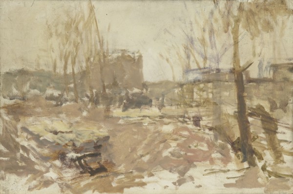 Building site at De Clercqstraat, c.1880-c.1923.  Creator: George Hendrik Breitner.