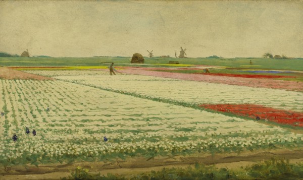Tulip Fields, 1890-1922. Creator: Gerrit Willem Dijsselhof.