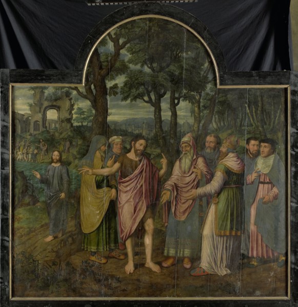 Triptych with Scenes from the Life of St John the Baptist, 1557. Creator: Jan van Coninxloo the Younger.