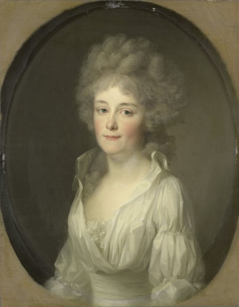 Portrait of Johanna Ferdinanda van Collen, Wife of Salomon Rendorp, 1793. Creator: Friedrich Tischbein.