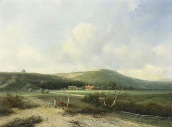 View in the Dunes, 1855. Creator: Johannes Franciscus Hoppenbrouwers.