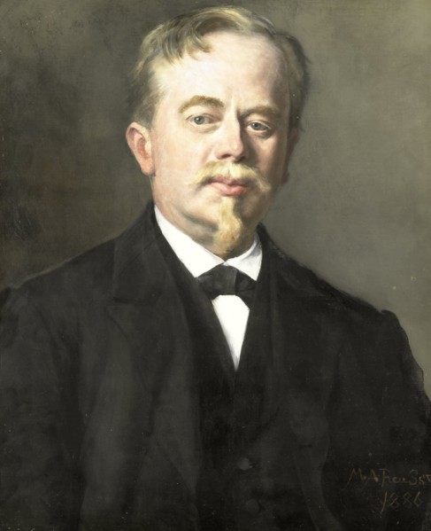 Portrait of Augustus Allebé (1838-1927), 1886. Creator: Princess Marie Alexandrine.