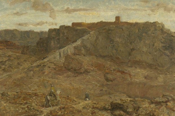 Mountainous Landscape in Egypt, 1880-1922. Creator: Marius Bauer.