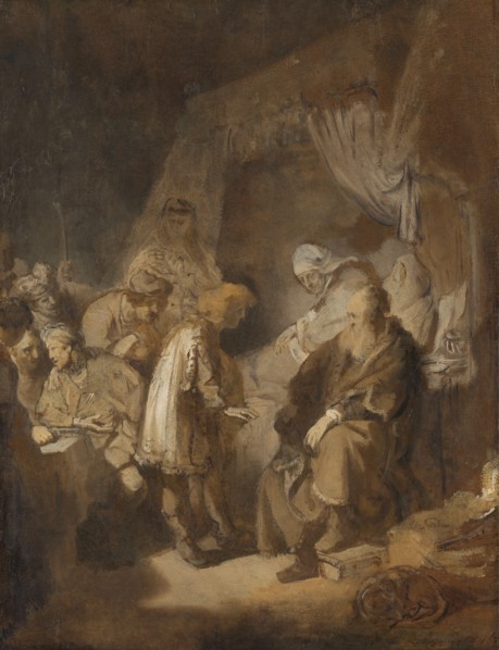 Joseph telling his dreams, 1633. Creator: Rembrandt Harmensz van Rijn.