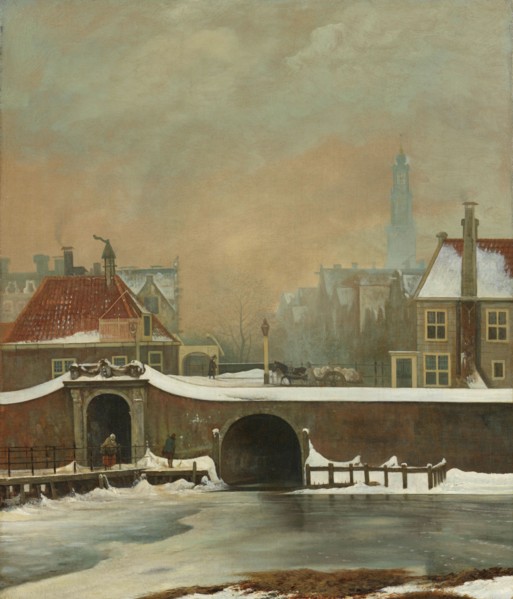 The Raampoortje in Amsterdam, 1809. Creator: Cornelis Troost.