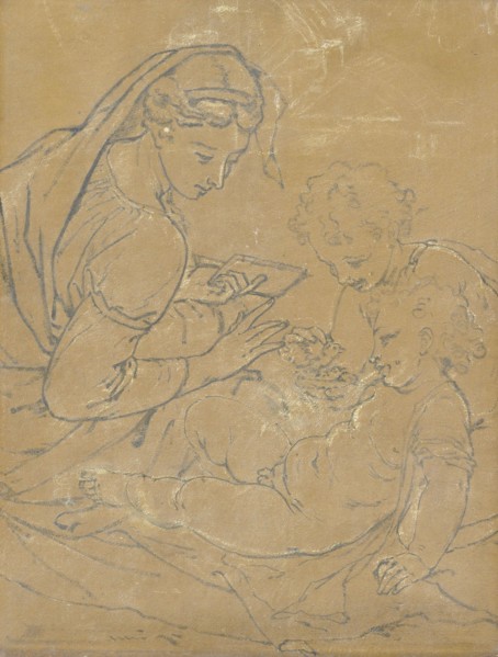 Madonna and Child with St John, 1700-1722. Creator: Adriaen van der Werff.