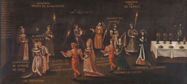 Vow of the Pheasant (Philip the Good and Isabella at the Feast of the Pheasant in Lille in 1454), c. Creator: Anon.