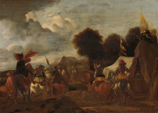 Army Camp, 1625-1674. Creator: Anon.