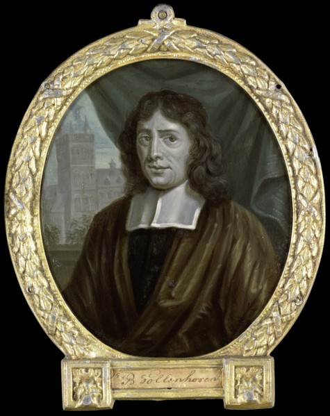 Portrait of Joannes Vollenhove, Clergyman and Poet in The Hague, 1700-1732. Creator: Arnoud van Halen.