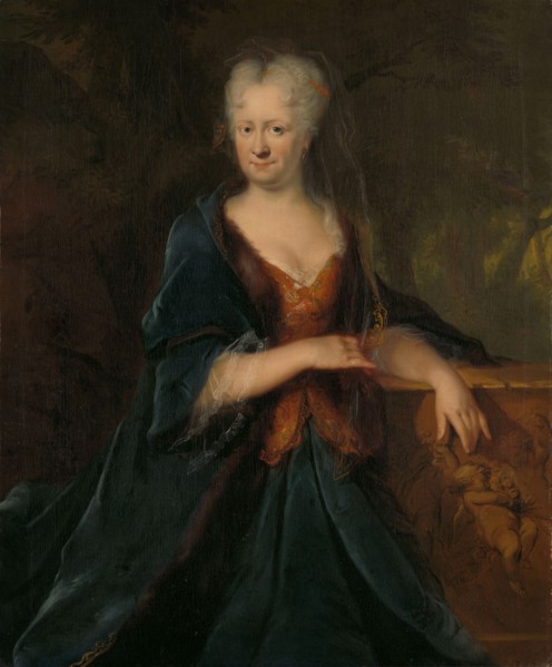 Portrait of Louise Christina Trip, wife of Gerrit Sichterman, 1725. Creator: Cornelis Troost.