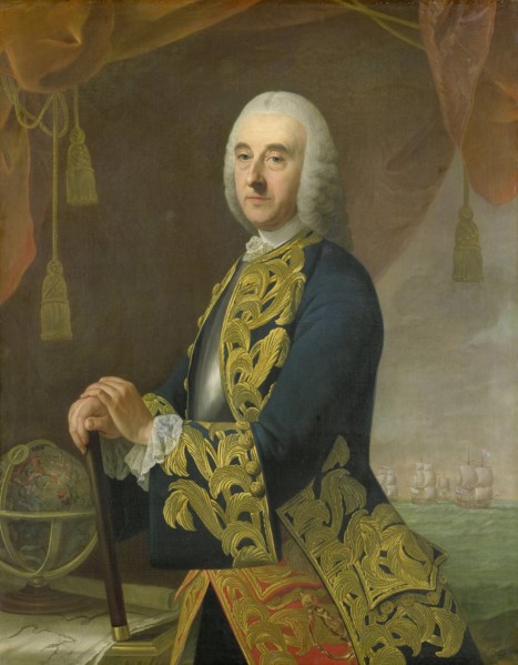 Portrait of Vice-Admiral Hendrik Lijnslager, Son of Harmen Lijnslager and Judith Allijn, 1759. Creator: Guillaume Jean Joseph de Spinny.