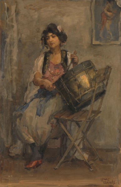 The Lady Drummer, c.1890-c.1910. Creator: Isaac Lazerus Israels.
